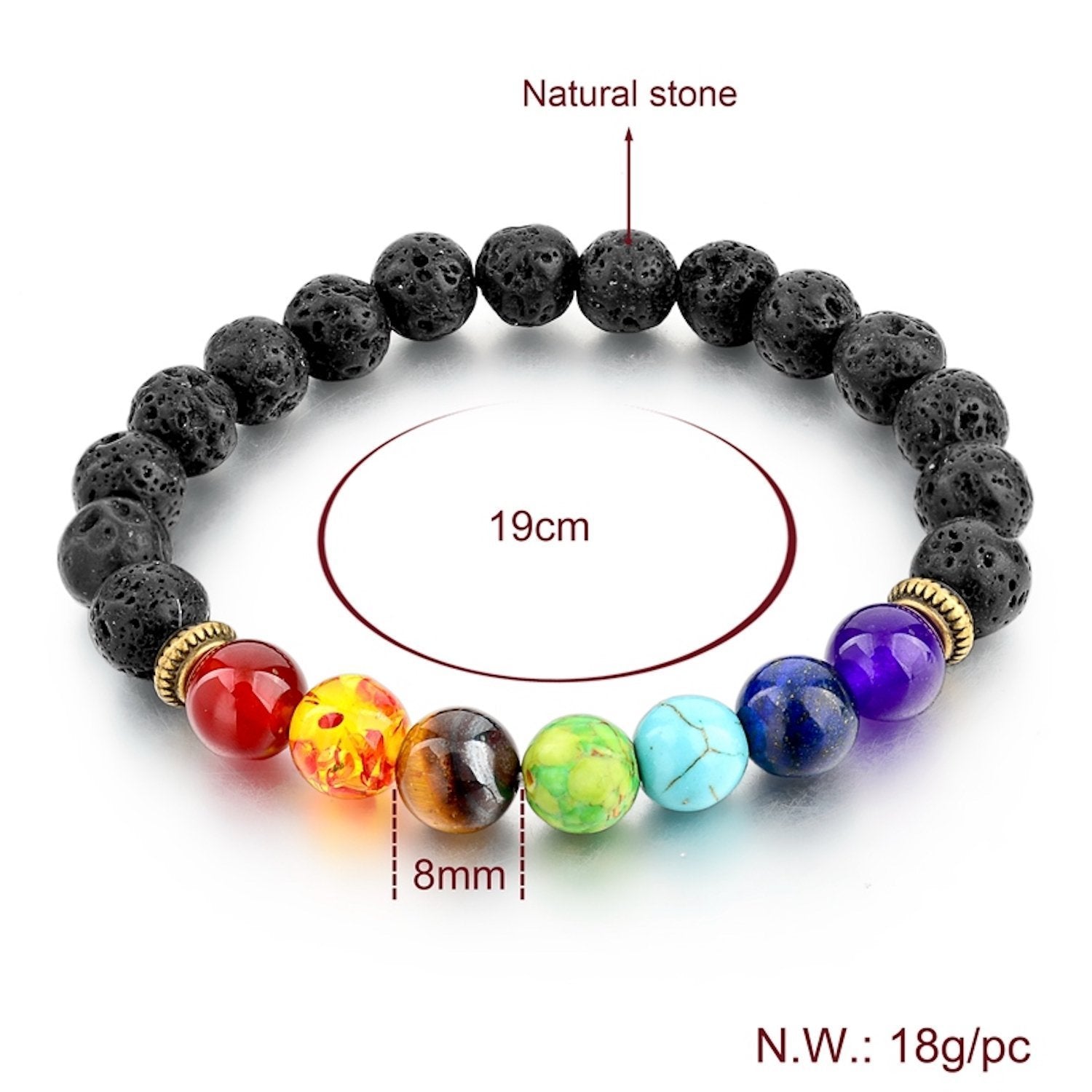 Yellow Chimes Elephant 7 Chakra Healing Bracelet: Buy Yellow Chimes  Elephant 7 Chakra Healing Bracelet Online at Best Price in India | Nykaa