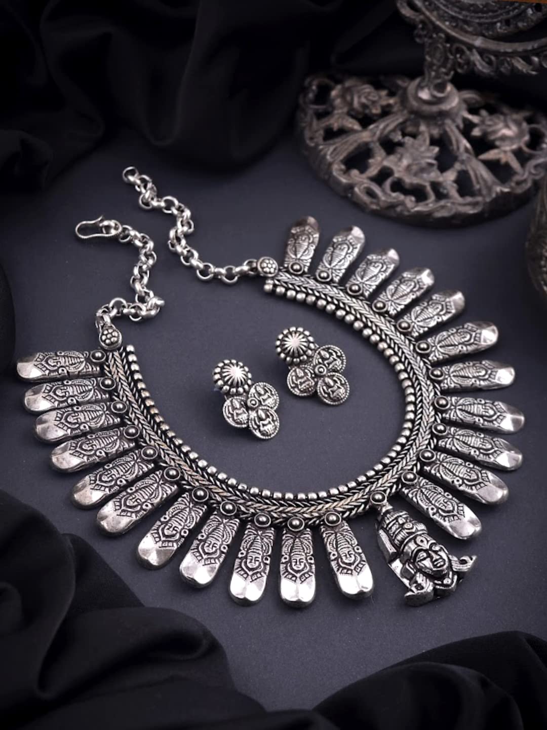 Oxidized jewellery deals set