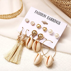 Yellow Chimes Latest Fashion Gold Plated Geometric Design Dangle Earrings for Women and Girls (Design 9)