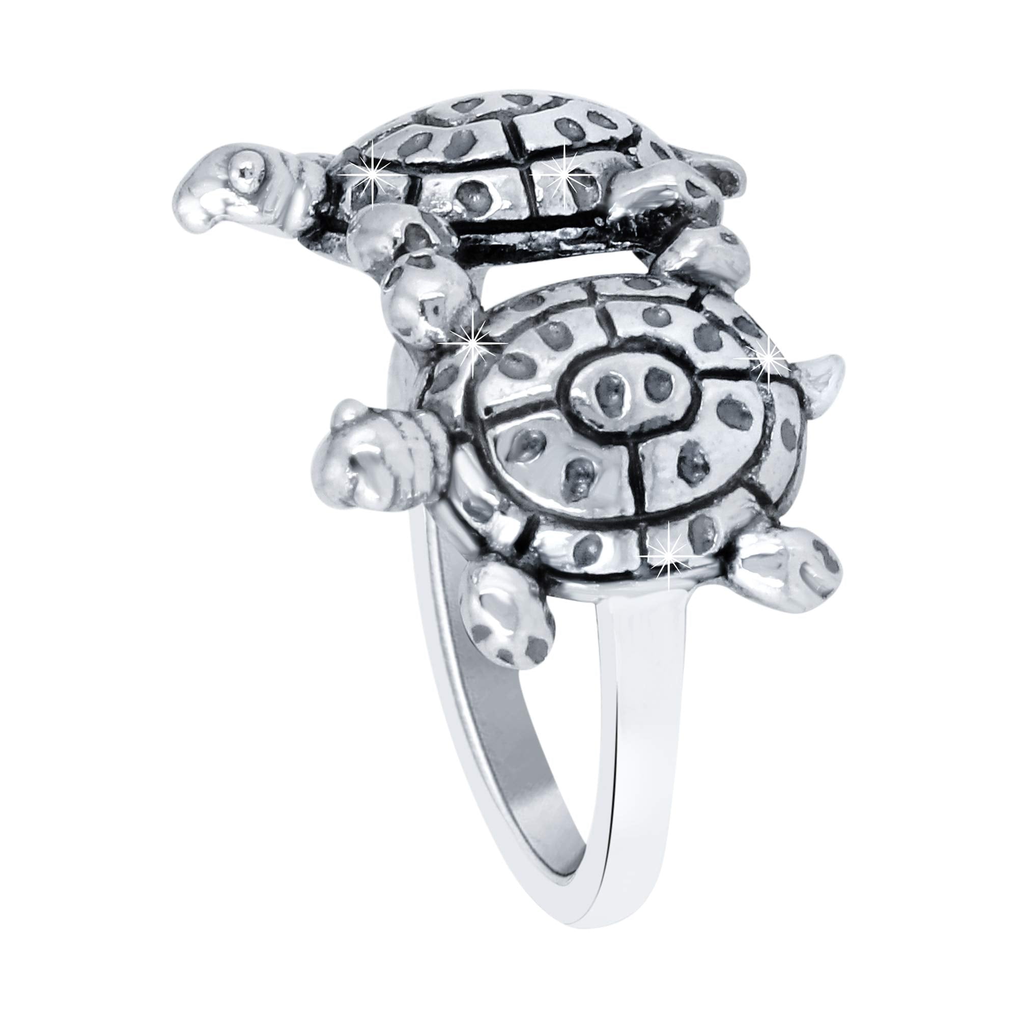 Silver Plated Luck Bringing Owl Ring – Faztroo