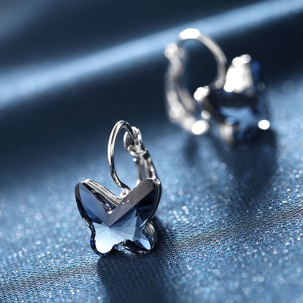 Tiny Butterfly Earring Studs in Silver for Kids & Girls - Delicate Charm  for Little Ones
