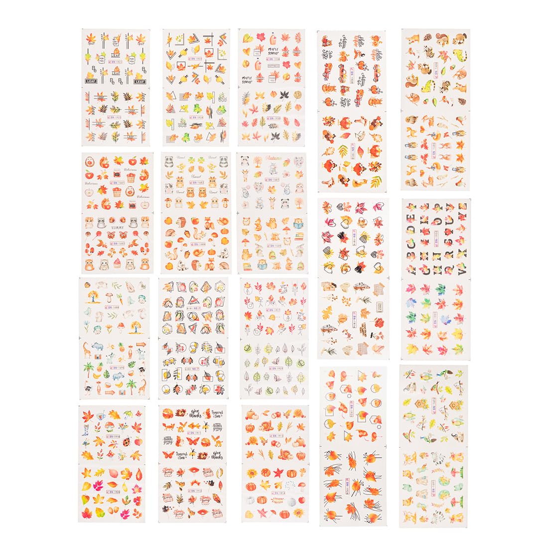 Yellow Chimes Nail Stickers for Womens and Girls Multicolor Self Adhesive Manicure Decoration Nail Stickers for Womens and Girls