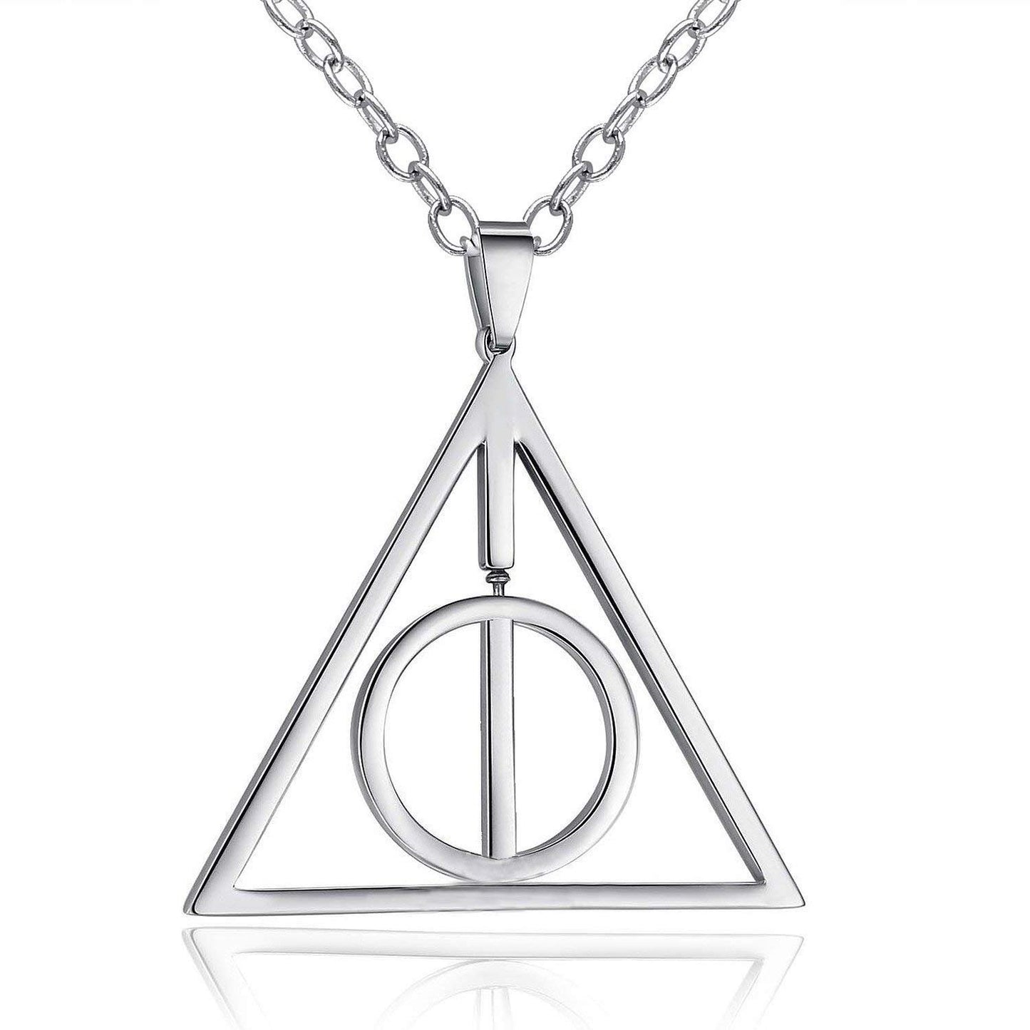 Yellow Chimes Harry Potter Accessories for Girls Famous Harry Potter Merchandiser Deathly Hallows Pendant for Girls and Boy's(Unisex Pendant)