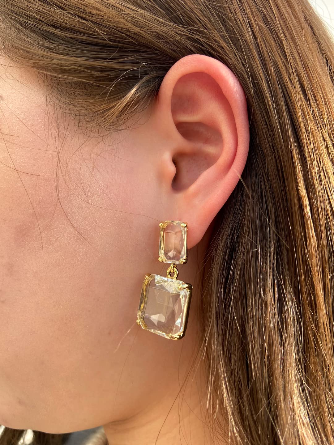 Crystal Clear Earrings