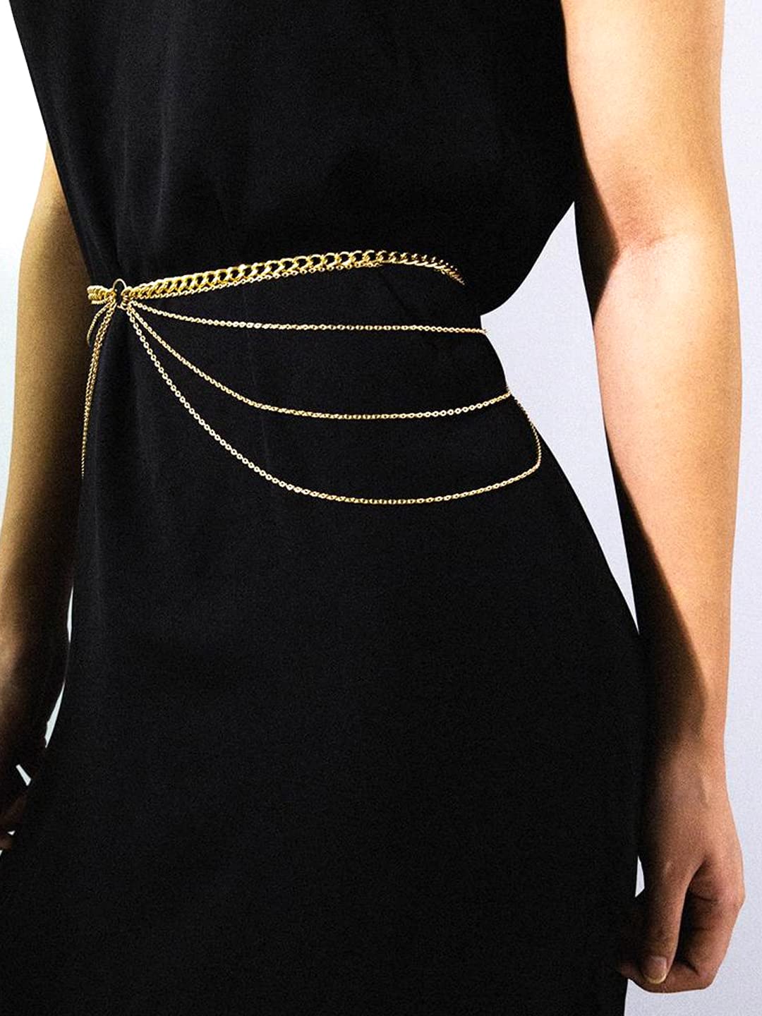 Yellow Chimes Waist Chain For Women Gold Plated Multilayer Waist Chain For Women and Girls