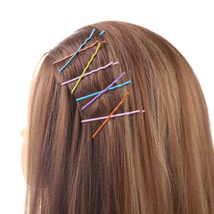 Melbees by Yellow Chimes Hair Pins for Girls Kids Hair Accessories for Girls Hair Pin 60 Pcs Cute Bobby Pins for Hair Multicolor Hairpin Bobby Hair Pins for Girls Kids Teens Toddlers