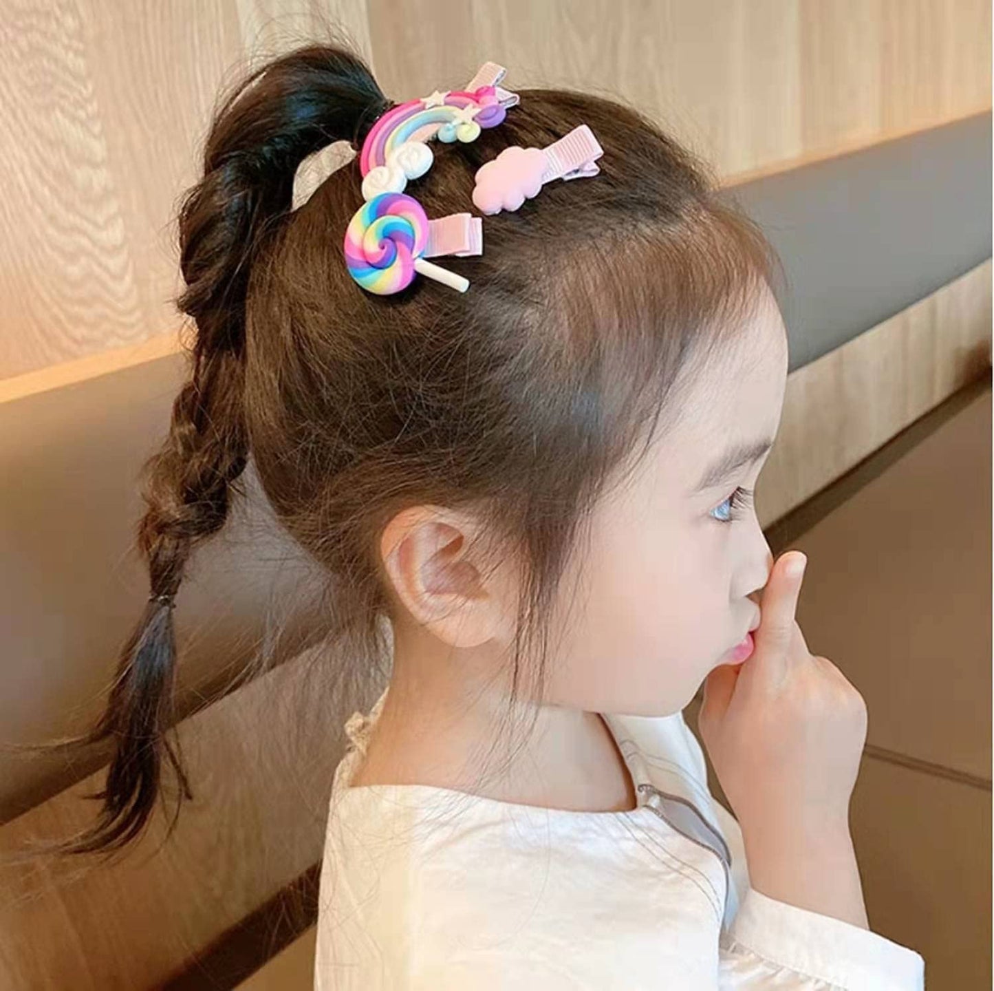 Melbees by Yellow Chimes Hair Clips for Girls Kids Hair Clip Hair Accessories For Girls Cute Characters Pretty Tiny Hair Clips for Baby Girls 14 Pcs Purple Alligator Clips for Hair Baby Hair Clips For Kids Toddlers