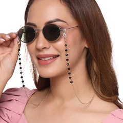 Yellow Chimes Sunglasses Chain for Women Eyeglasses Chain Multicolor Beadded Face Mask Chains Sunglasses Accessories/Sunglasses Lanyard for Girls and Women (Model-4)