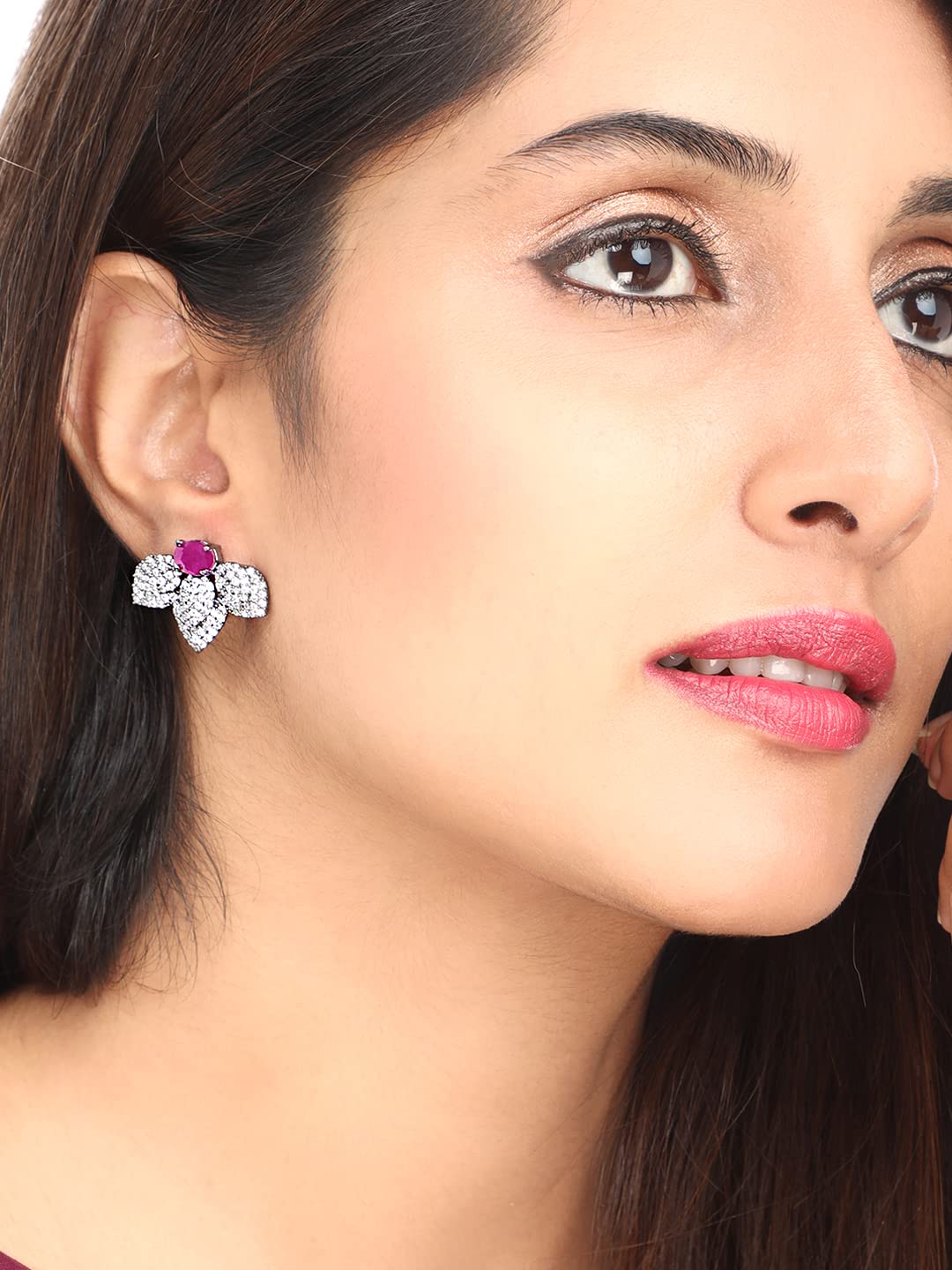 Black rhodium plated Large jhumka earrings – Simpliful Jewelry