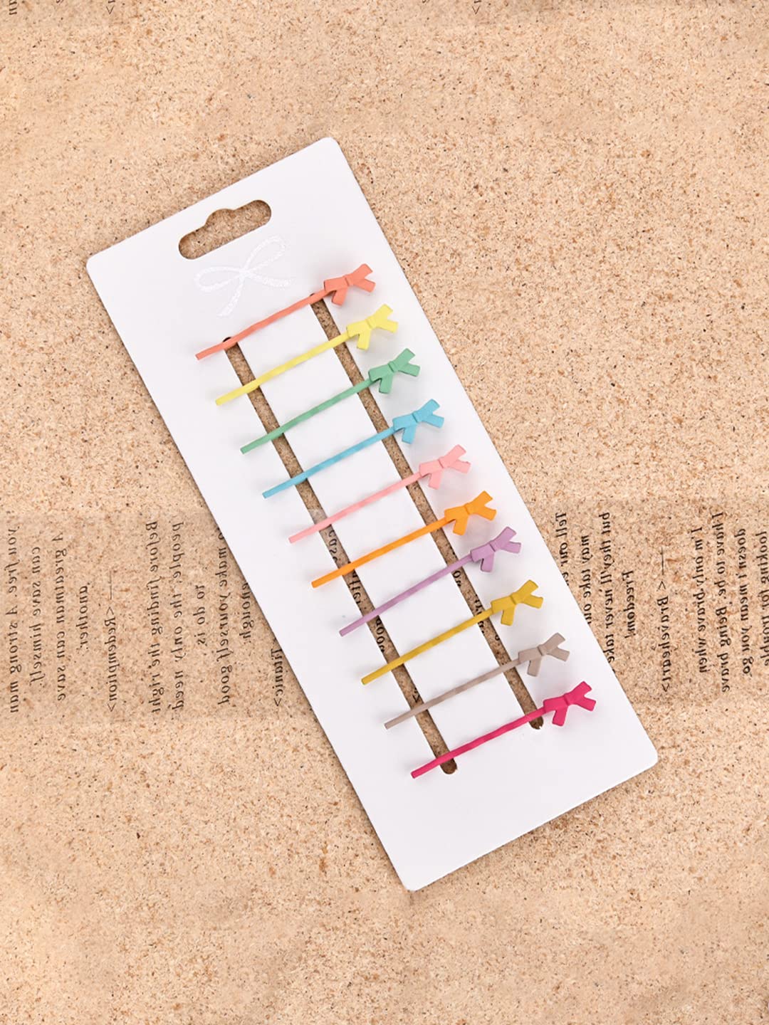 Melbees by Yellow Chimes Hair Pins for Girls Kids Hair Accessories for Girls Hair Pin 10 Pcs Bow Bobby Pins for Hair Multicolor Charm Hairpin Bobby Hair Pins for Girls Kids Teens Toddlers