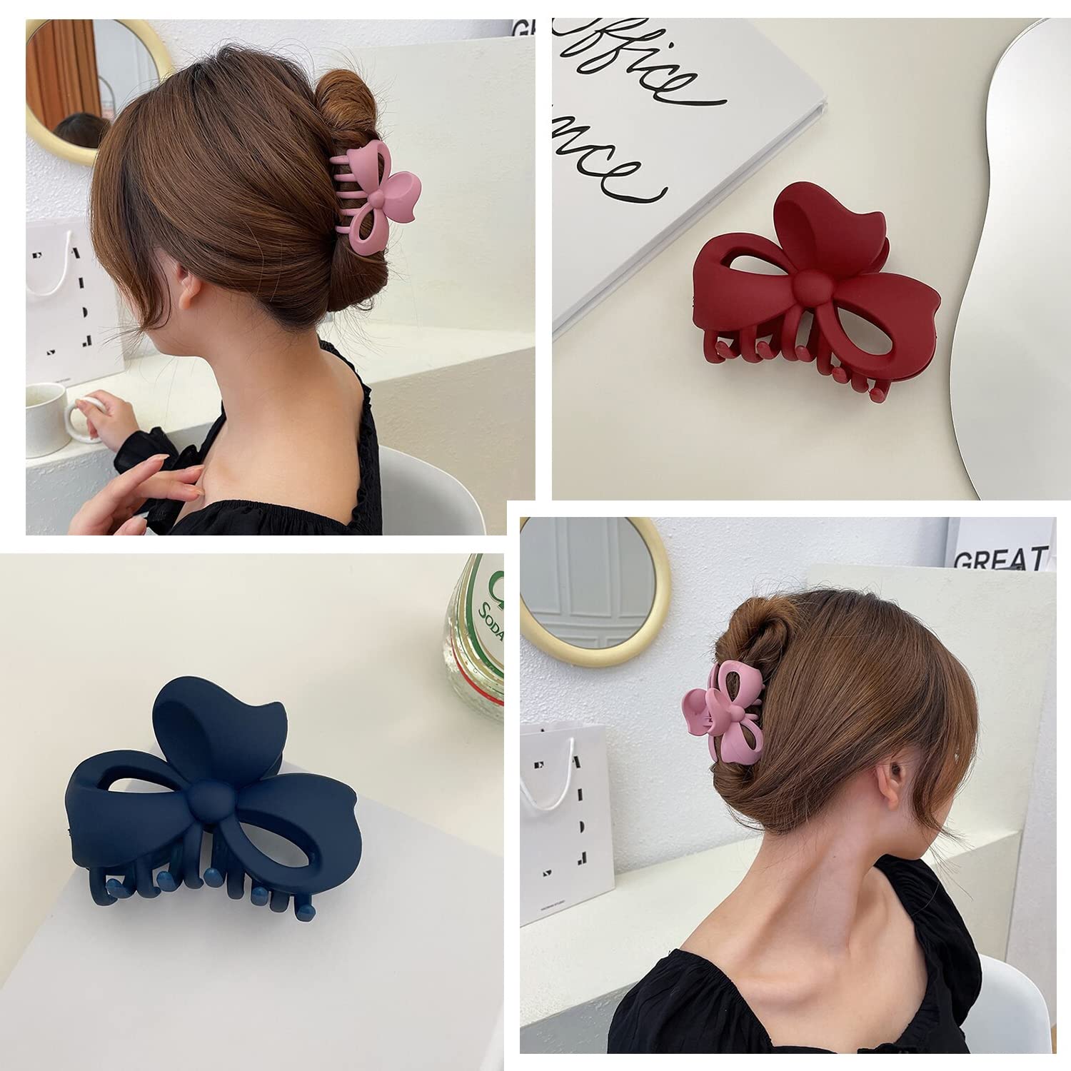 Buy SHREYA-FASHION -Butterfly Clip. Clutcher For Women Stylish for Wedding  & Parties Hair Pins for Bridal Brooch - Hairstyle Decoration (Style-4)  Online at Low Prices in India - Amazon.in