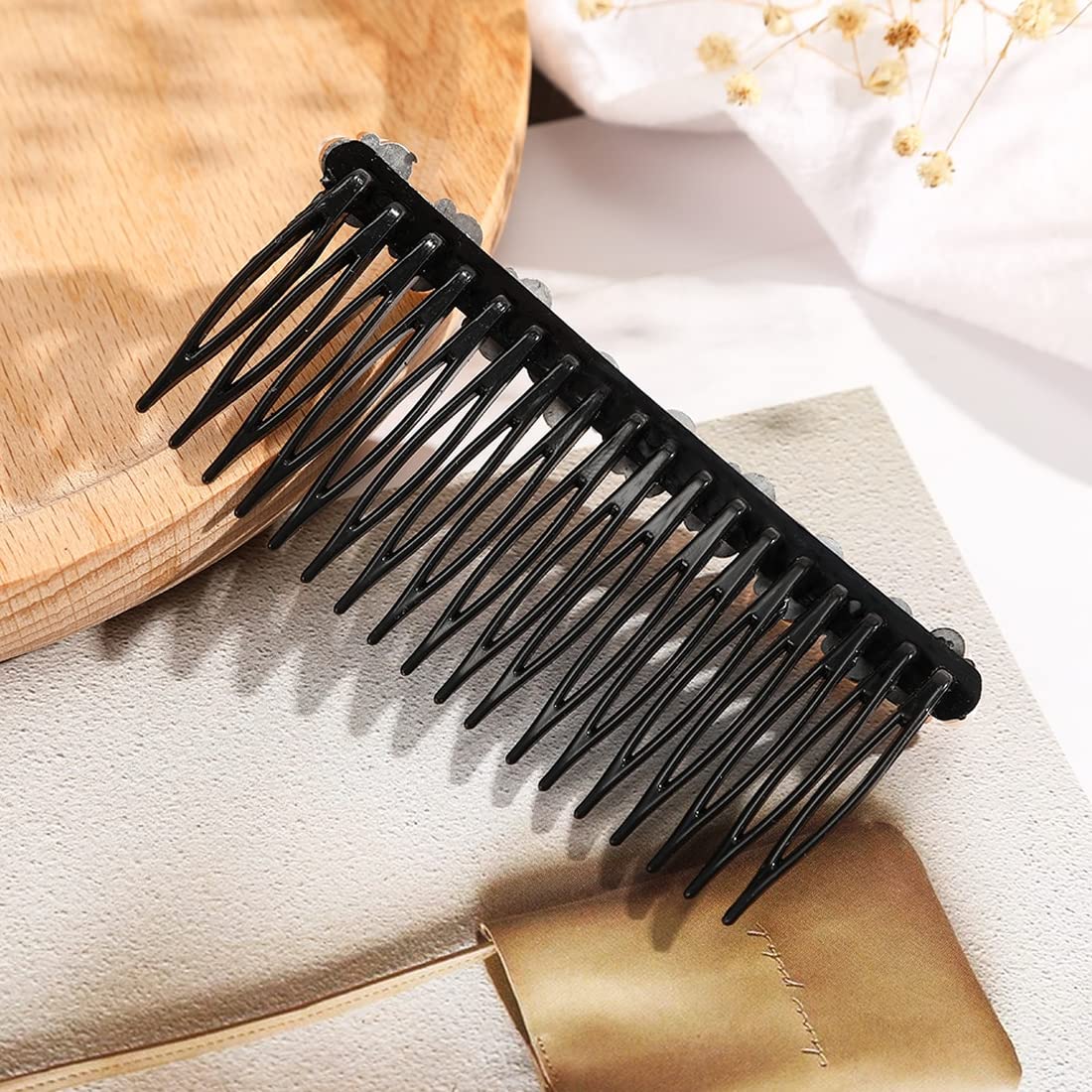 Yellow Chimes Comb Pin for Women Hair Accessories for Women Western Comb Clips for Hair for Women Set of 3 Pcs Juda Pin Hair Pins for Women Side Pin/Comb Pin/Juda pin Accessories for Women