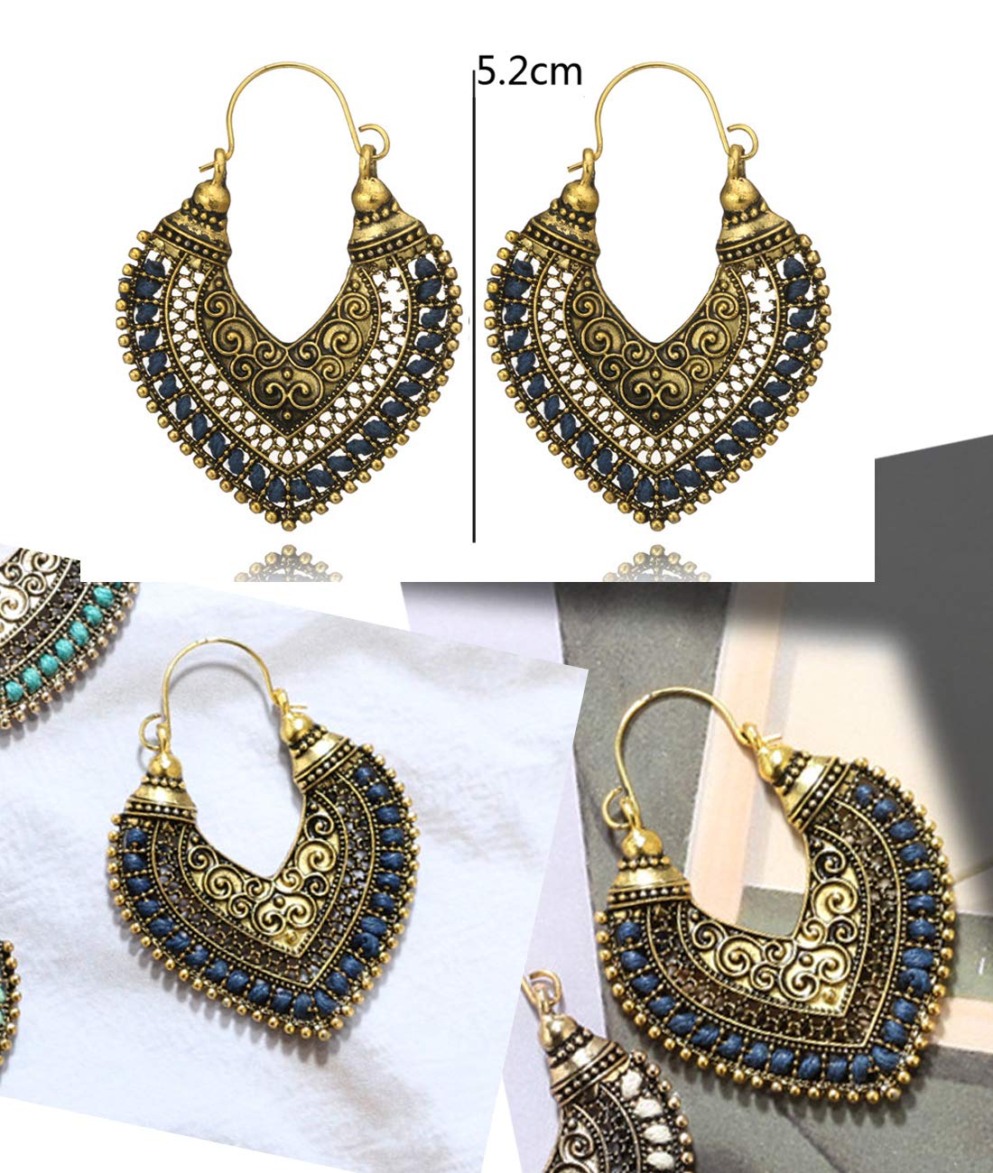 Earrings for Women Stylish Jewellery Earrings Afghani Jhumka earrings Fancy  | eBay