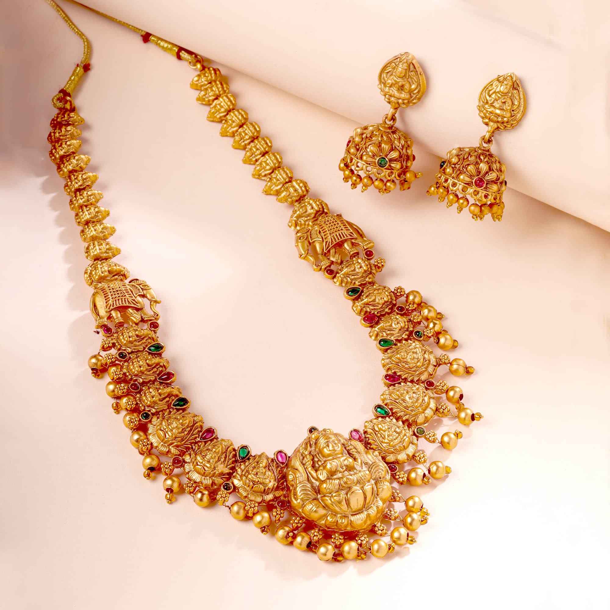 Temple jewellery clearance set price