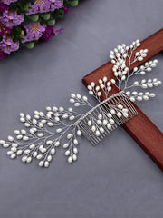 Yellow Chimes Bridal Comb Pin for Women Hair Vines Wedding Comb Pin Hair Clip/Side Pin/Jooda Pin Hair Accessories for Women and Girls.