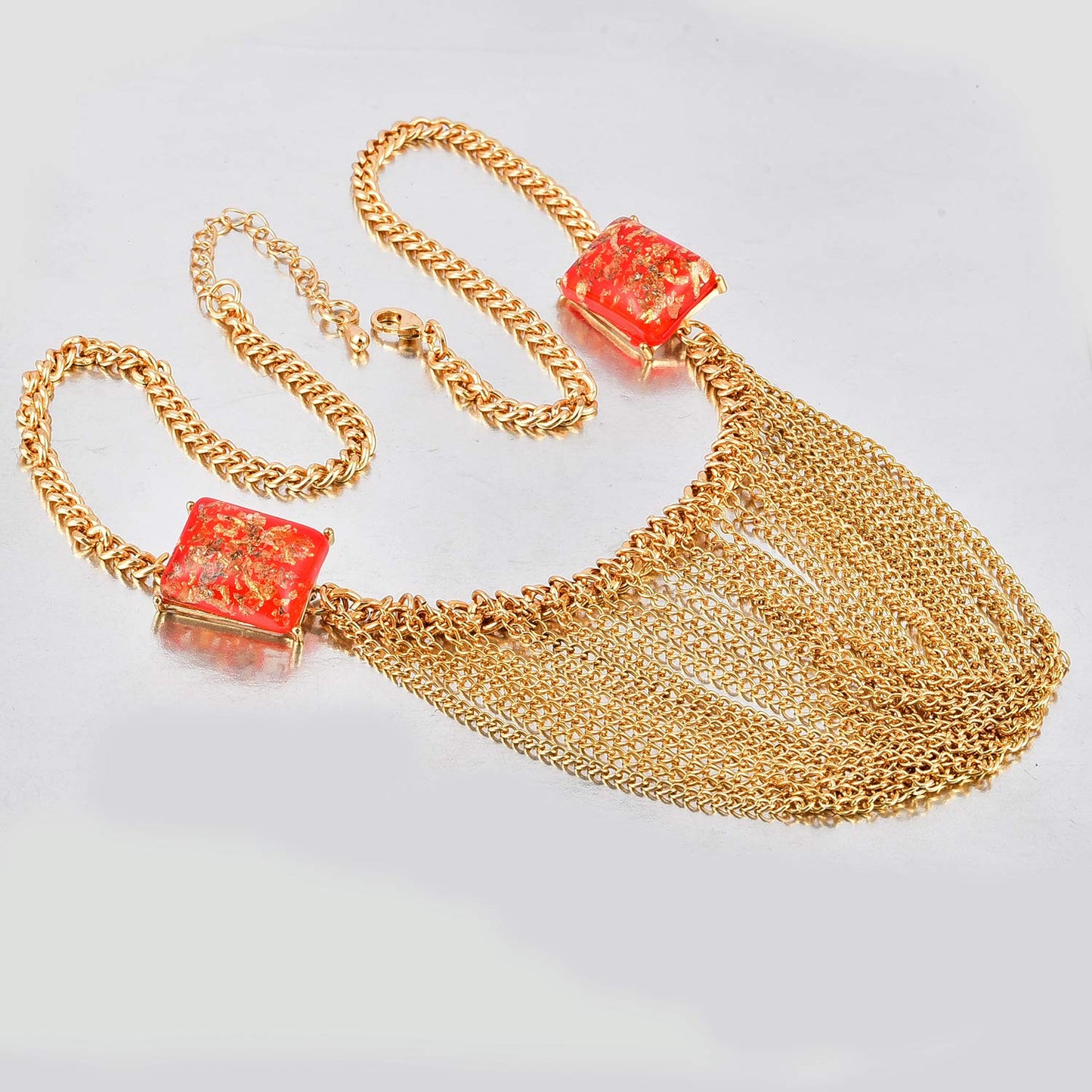 Yellow Chimes Gold-plated Alloy Necklace for Women And Girls